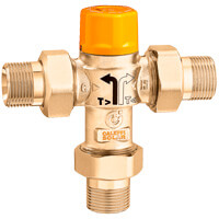Válvula desviadora termostática para instalaciones solares Caleffi de 3/4”