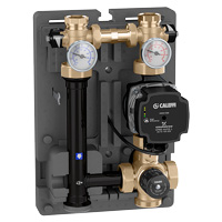 Grupo regulador de temperatura Caleffi para instalaciones de calefacción