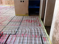 Habitación con suelo radiante