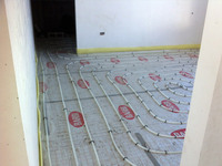 Habitación con suelo radiante