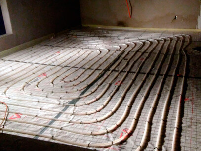 Instalación de calefacción por suelo radiante, Capultitlán, Toluca